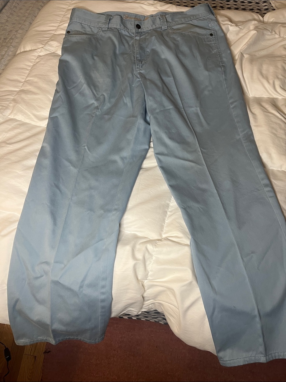 Tommy Bahama Light Blue Chinos - Relaxed Straight Leg